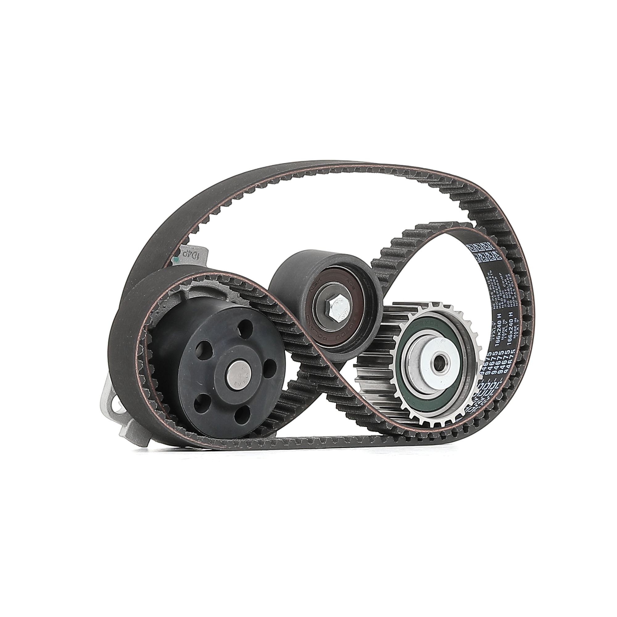 MAGNETI MARELLI 132011160053 Kamremssats med vattenpump Kuggar: 166 L: 1328 mm, B: 24 mm