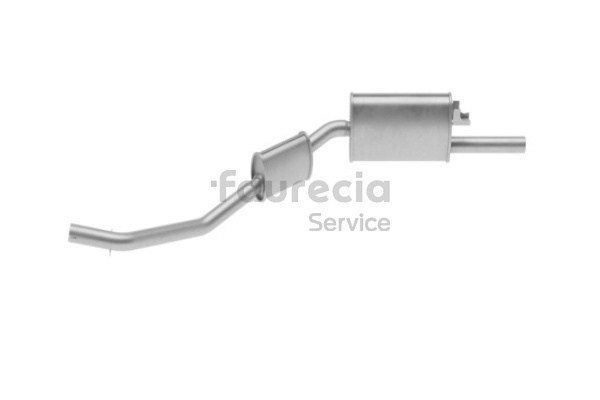 Silencieux inox universel pour 504 Coupé - FS45017