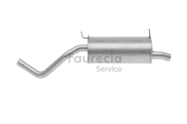 Exhaust silencer RENAULT MEGANE 2000 Faurecia FS55511