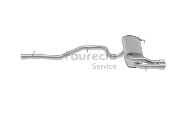VW TIGUAN 2017 exhaust silencer Faurecia FS80283