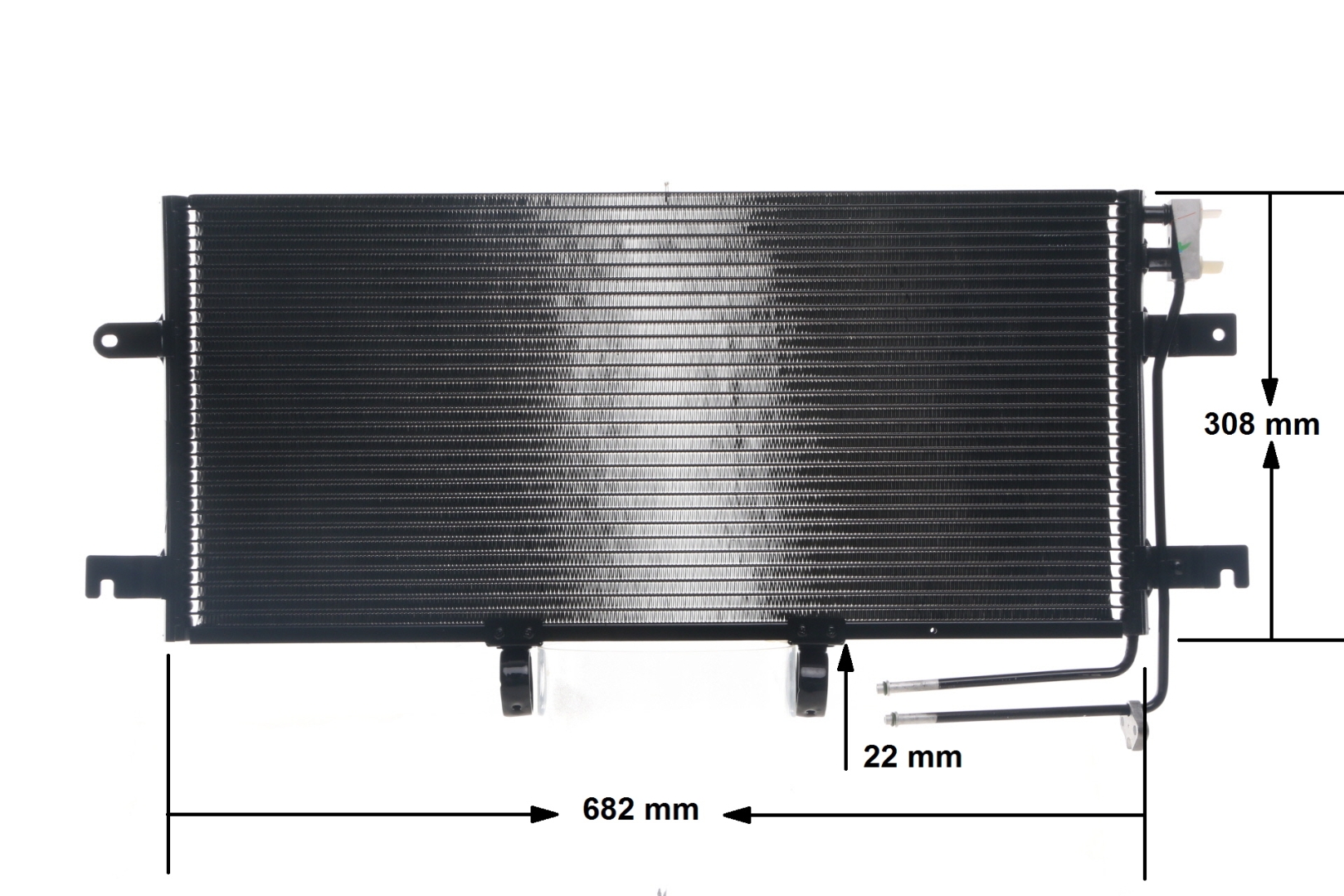 MAHLE AC 332 000S VOLKSWAGEN CALIFORNIA Kondensatorius kaina