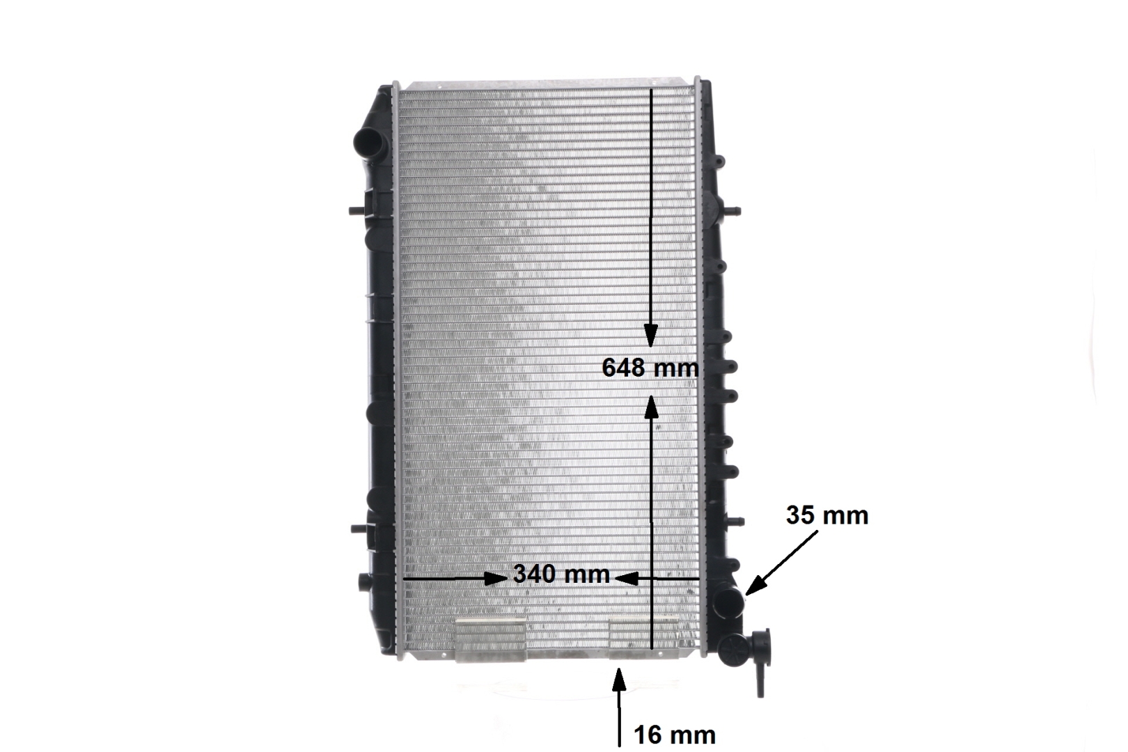 MAHLE CR 435 000S Nissan Primera P10 ūdens radiatori