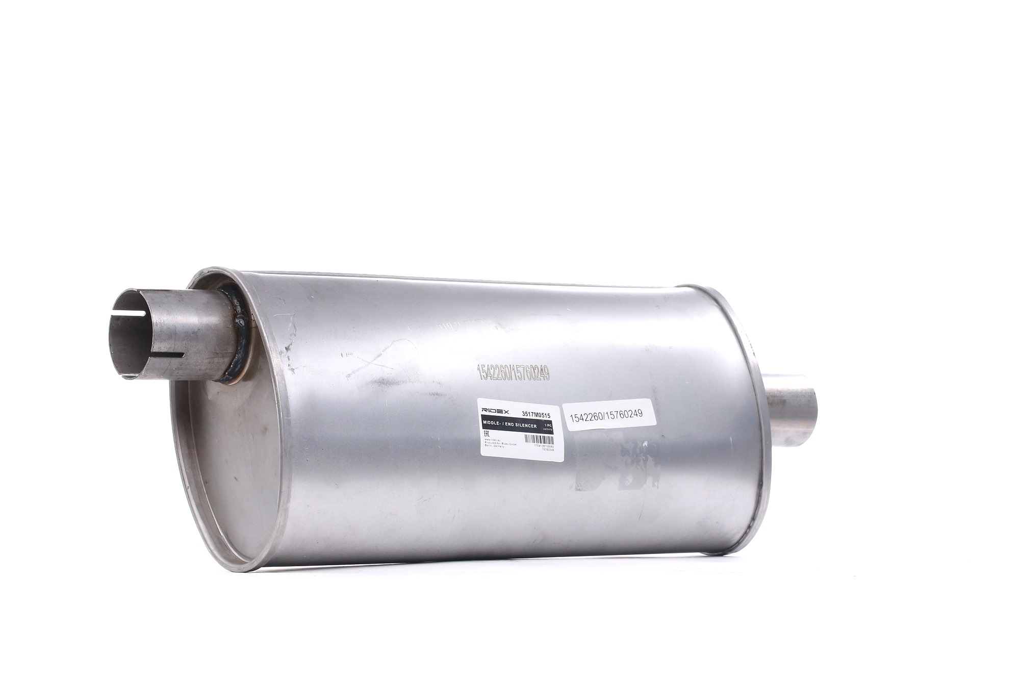RIDEX 3517M0515 genuine 1984 VOLVO 740 Middle silencer cost