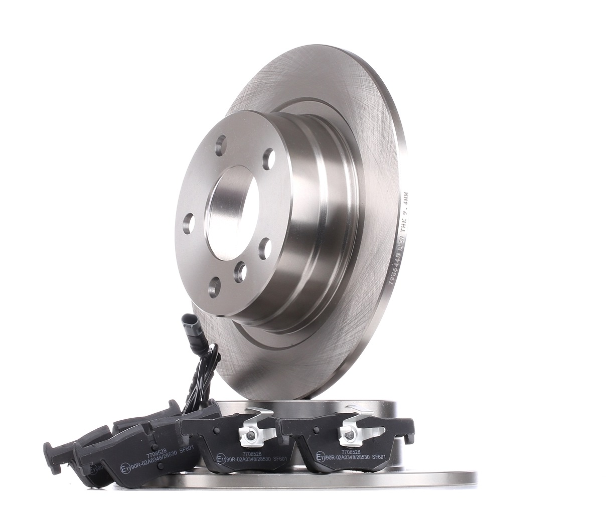 SKBK-10990406 STARK puntea spate, plin, cu clema piston, pentru indicator de avertizare uzură pregătit, inclusiv contact avertizare uzura Ř: 290mm, Grosime disc frana: 11, 17,5mm Set frana, frana disc SKBK-10990406 cumpără costuri reduse