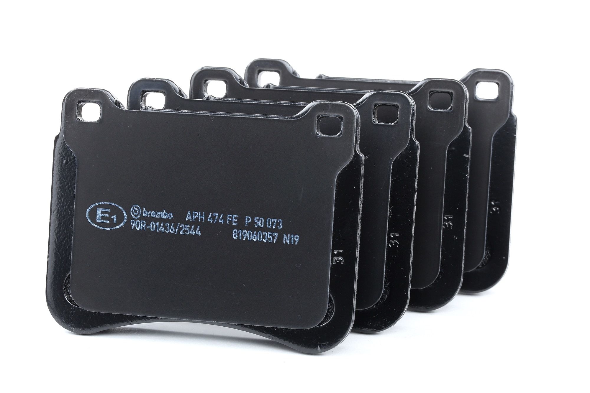 Pirkti 23945 BREMBO Prime parengta susidėvėjimo indikatoriui aukštis: 80mm, plotis: 102mm, storis: 17mm Stabdžių kaladėlės P 50 073 nebrangu