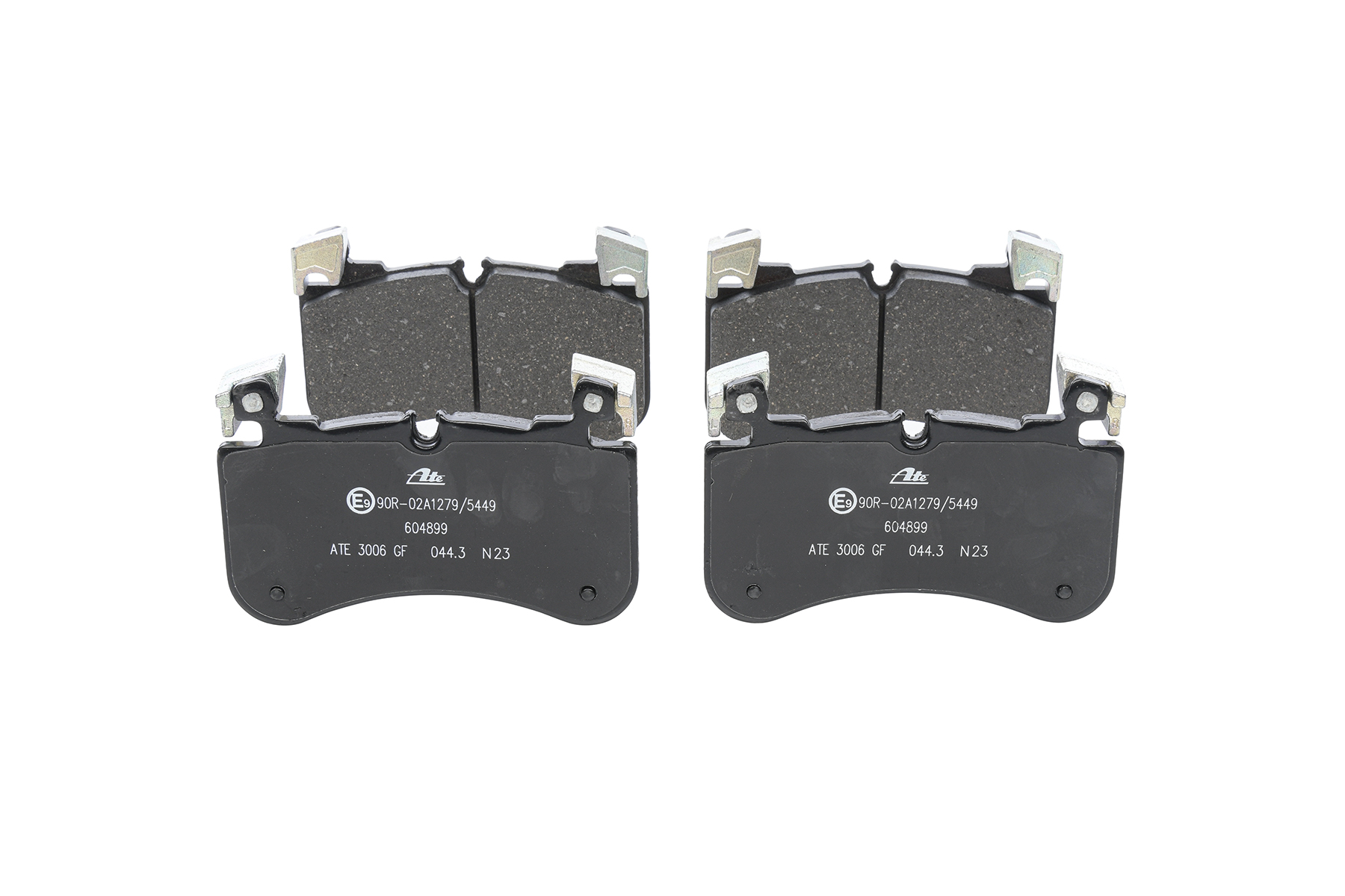 Pirkti 604899 ATE parengta susidėvėjimo indikatoriui, neįsk. įspėjimo apie nusidėvėjimą kontakto aukštis: 96,7mm, plotis: 152,5mm, storis: 18,7mm Stabdžių kaladėlės 13.0460-4899.2 nebrangu