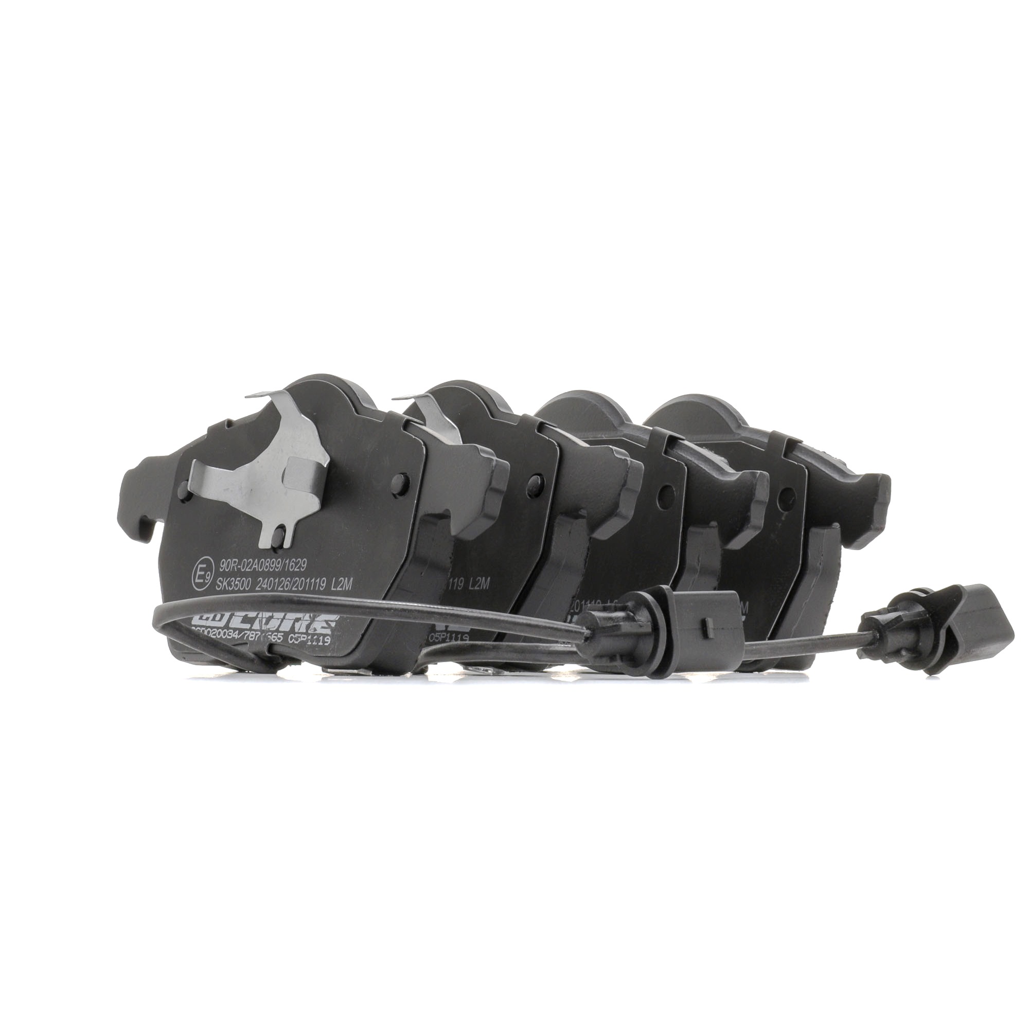 goCORE GCD020034 Jarrupalat, levyjarru Etuakseli, Sis. kulumisenilmaisimen