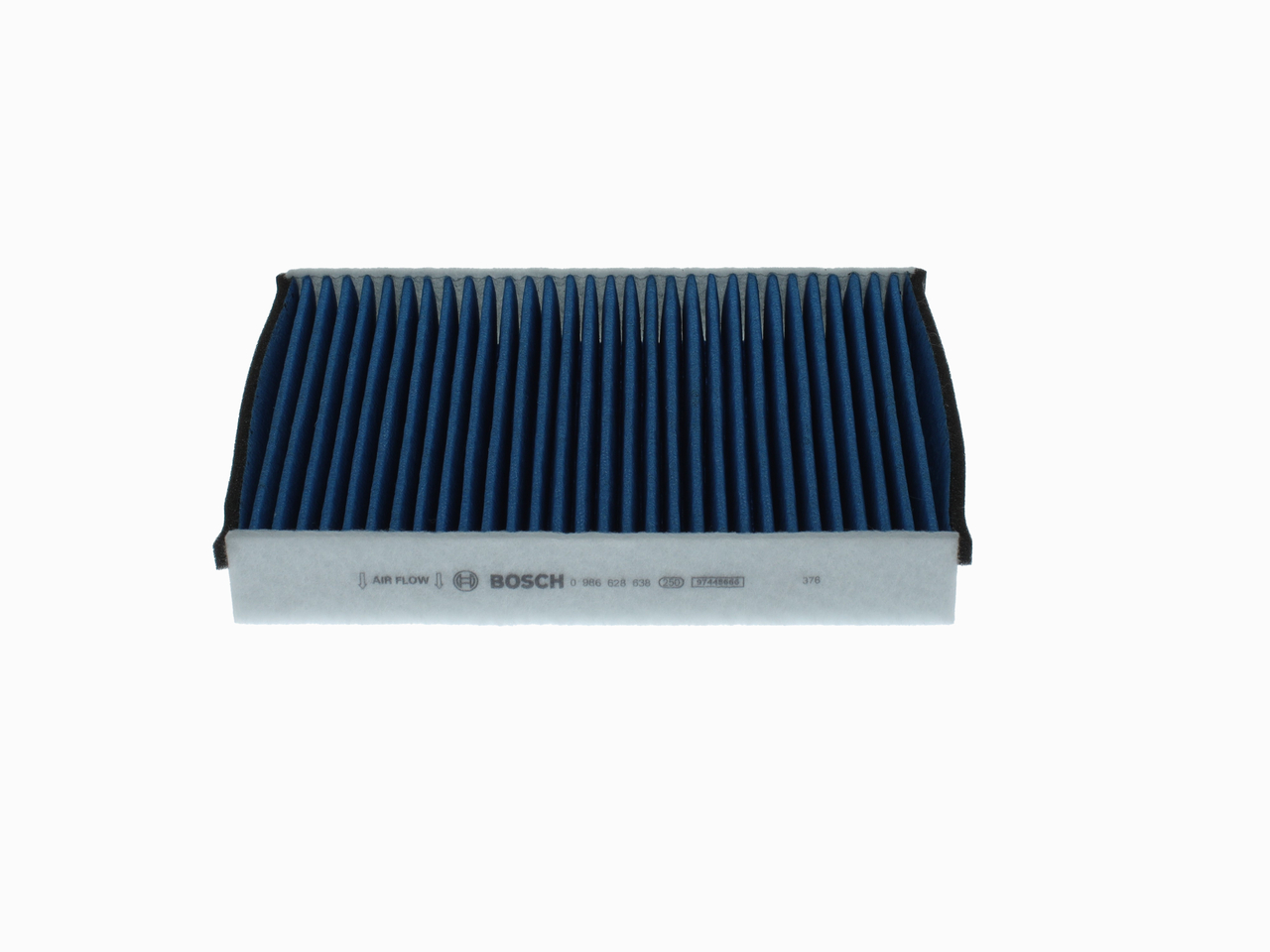 A 8638 BOSCH Activated Carbon Filter, with antibacterial action, Particle Separation Rate >98% for 2.5µm (fine matter), with anti-allergic effect, with antiviral effect, with fungicidal effect, 256 mm x 202 mm x 35 mm Width: 202mm, Height: 35mm, Length: 256mm Cabin filter 0 986 628 638 buy