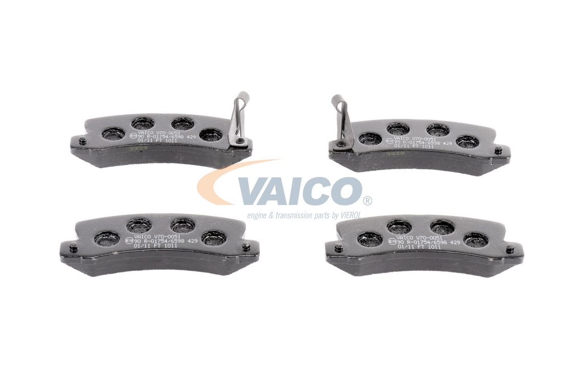 V70-0051 Bremsbeläge VAICO TOYOTA AVENSIS Kosten