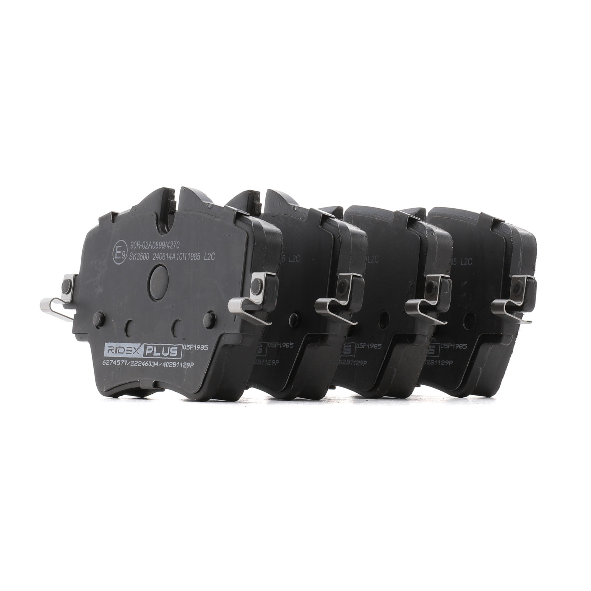 402B1129P Bremseklodser RIDEX PLUS 04465WAA02 BMW