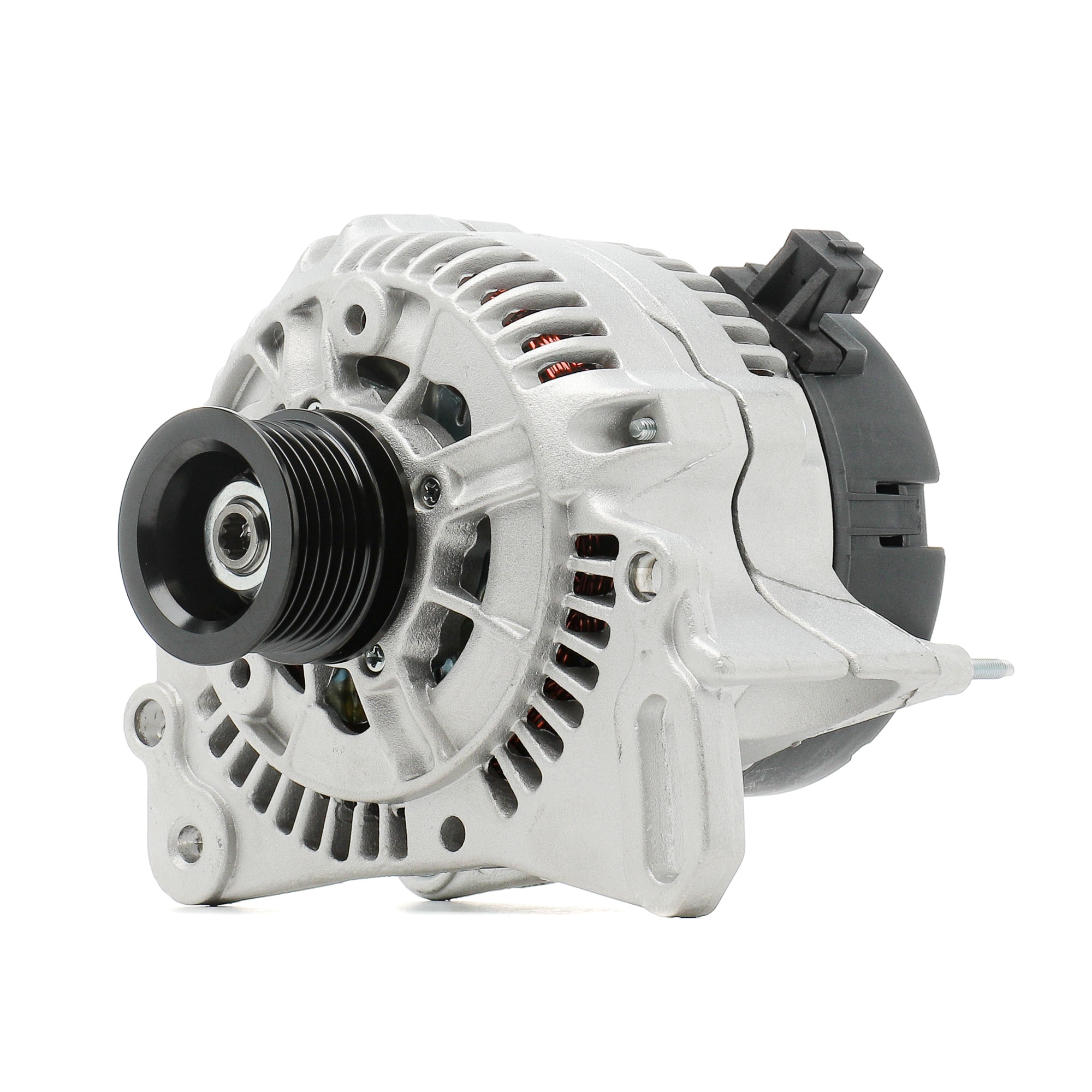 RIDEX PLUS 4G0106P Lichtmaschine 14V, 90A, B+(M8)/D+/W, M8 B+, D+ W Plug 25, exkl. Vakuumpumpe, Ø 50 mm