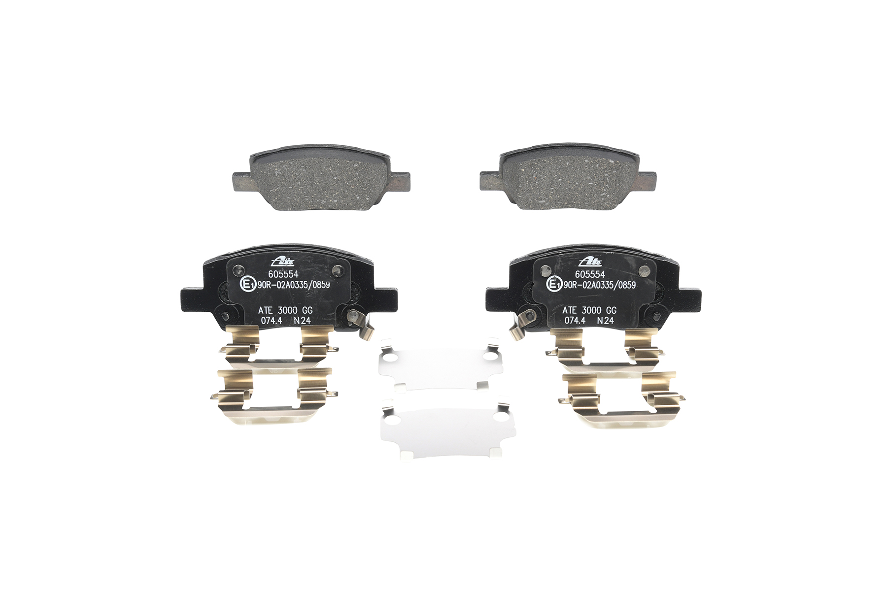 ATE 13.0460-5554.2 Bromsbelägg med akustisk slitagevarnare