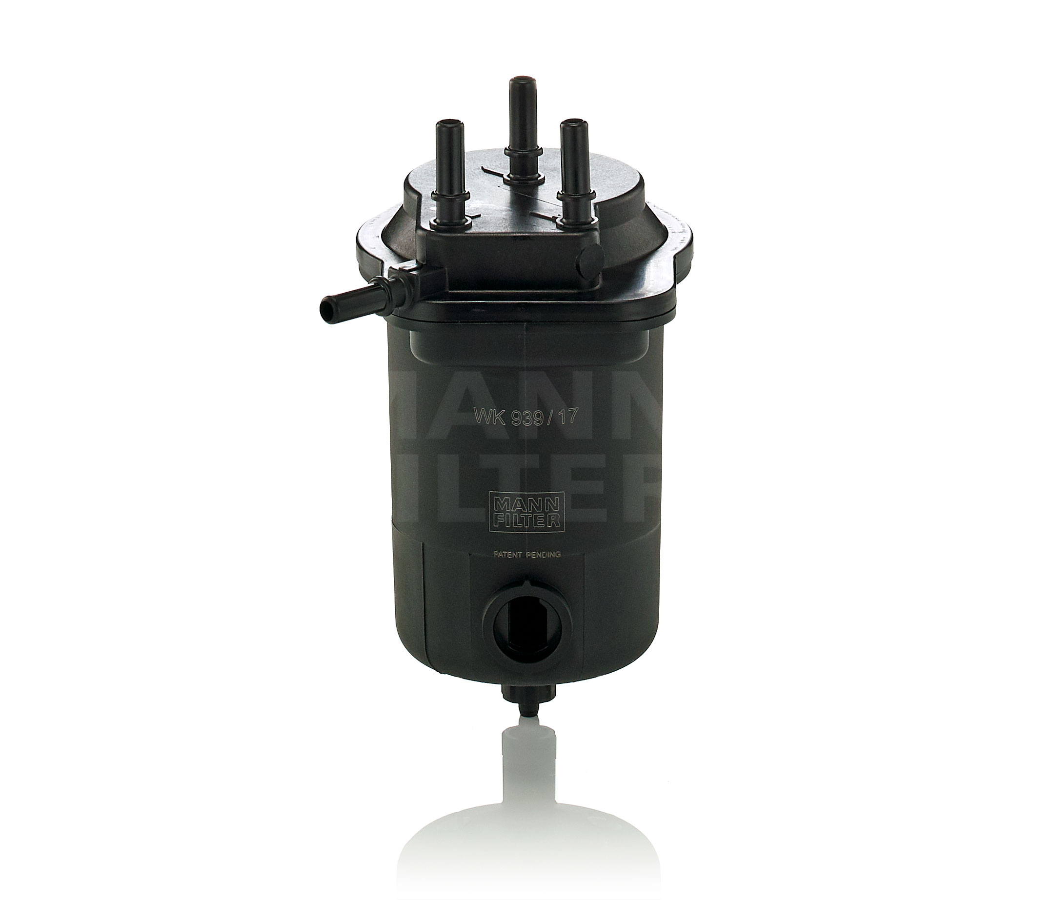 WK 939/17 x MANN-FILTER mit Dichtung Höhe: 187mm Kraftstofffilter WK 939/17 x