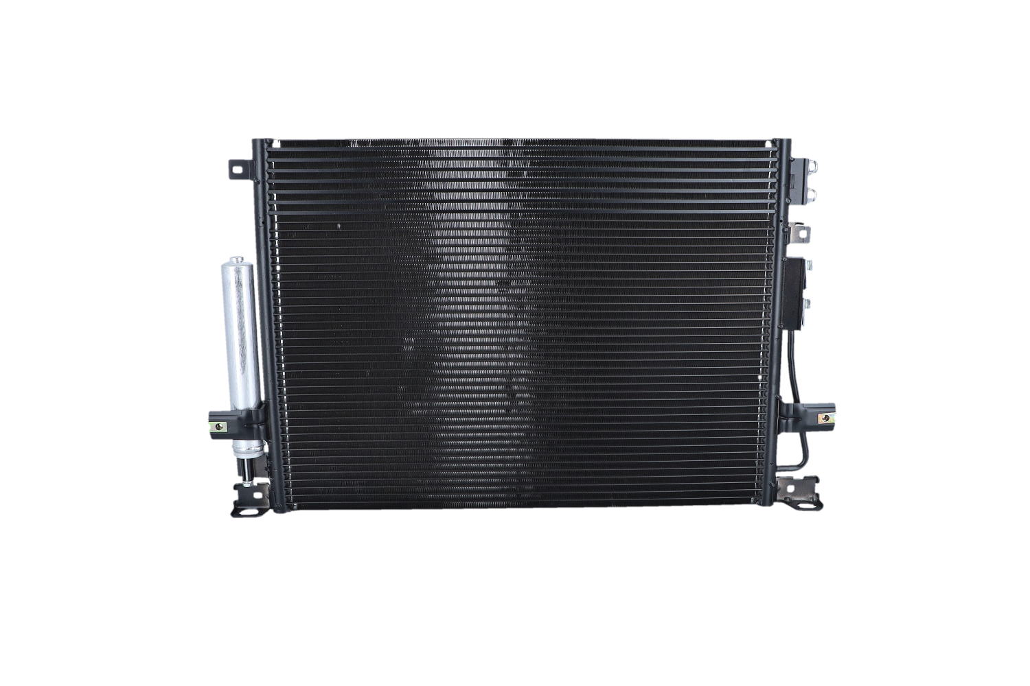 NRF 35966 Kondensor, klimatanläggning med kvävefyllning, med avfuktare, med packbox, 15,5mm, 10,1mm, Aluminium, 592mm