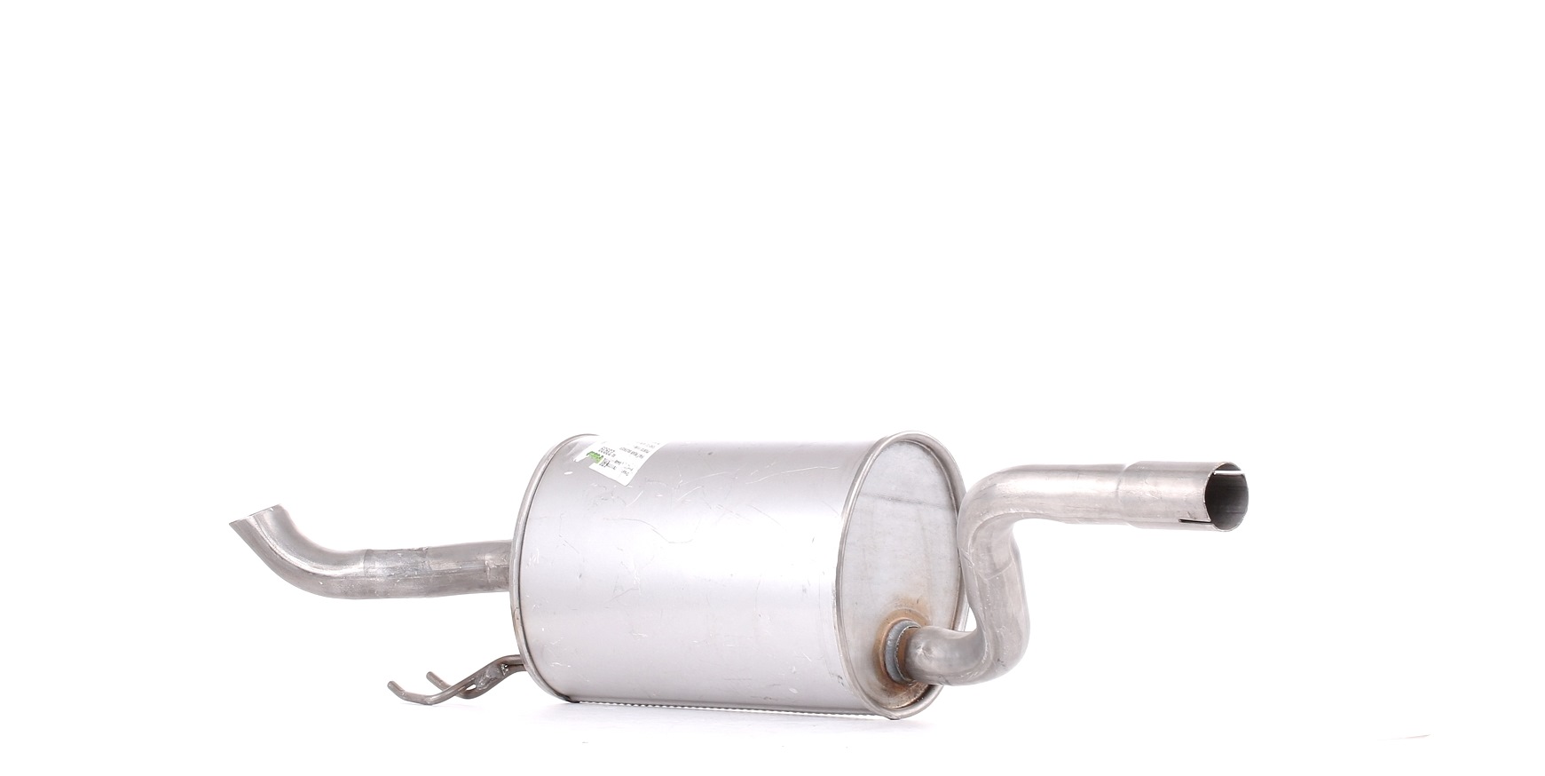 Exhaust silencer WALKER Length: 1020mm, with pipe, without mounting parts - 23939