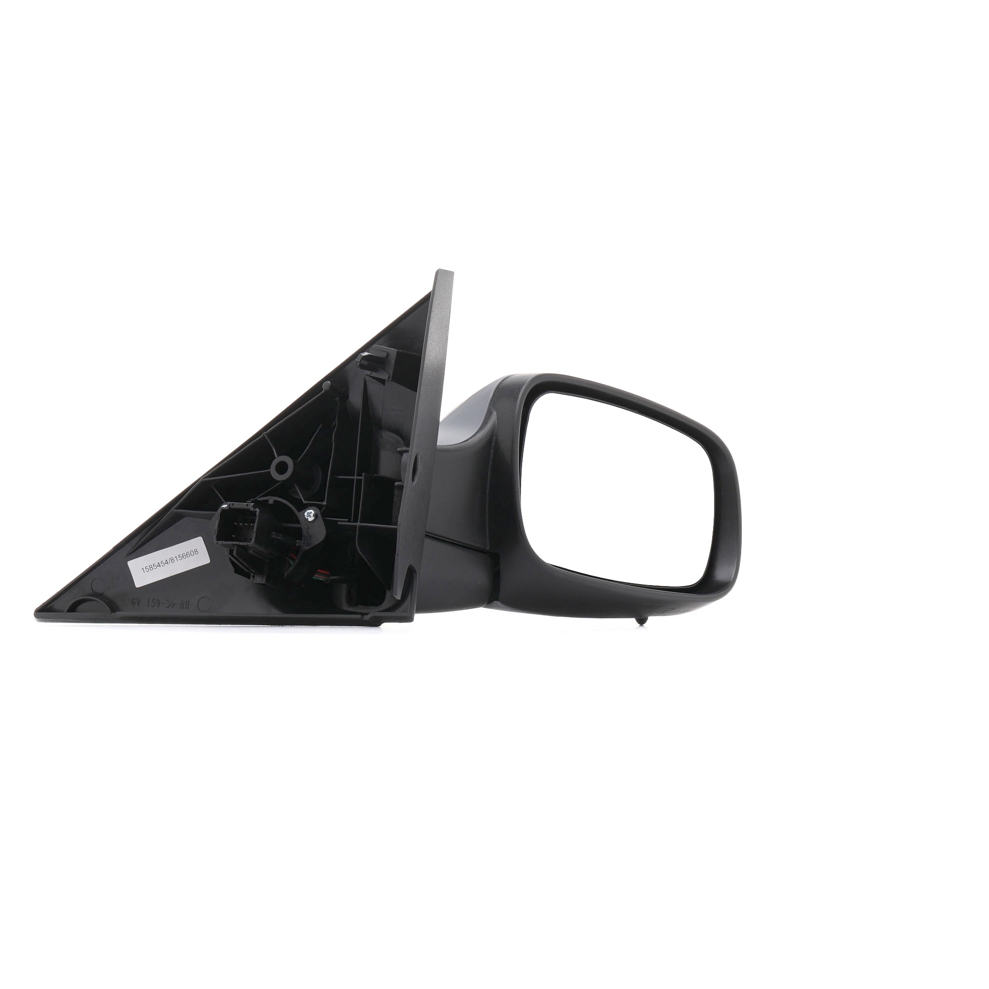 RIDEX 50O0047 Ulkopeili Oikea, Sähköinen, Lämpötilan tunnistimella, Lämmitetty, Kupera, Peili, kokonainen, Ohjaus vasemmalla