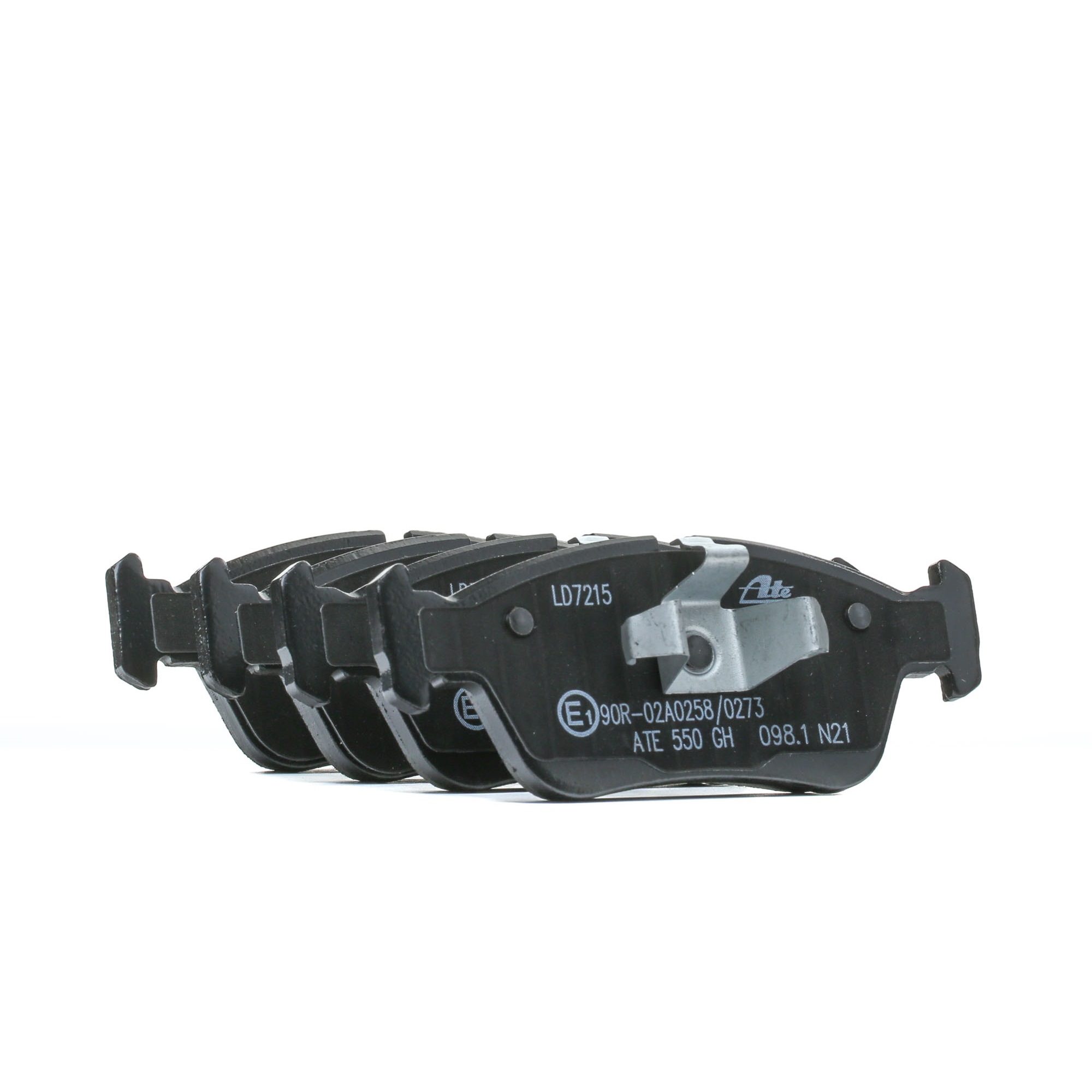 ATE Ceramic 13.0470-7215.2 Brake pad set prepared for wear warning indicator, excl. wear warning contact