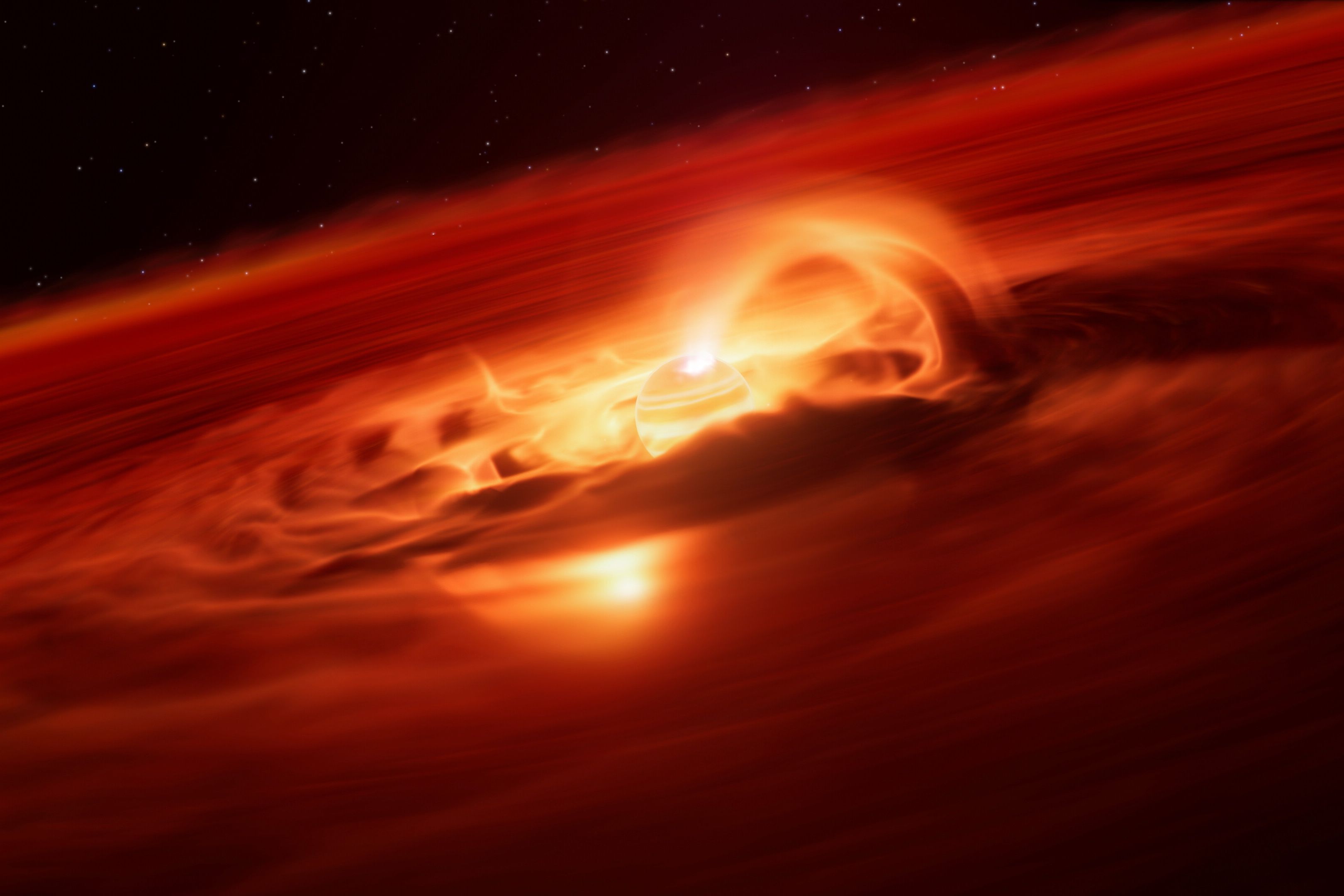 Este planeta errante crece a la vertiginosa velocidad de 6,000 millones de toneladas por segundo