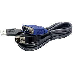 TrendNet TK-CU10 - Câble KVM USB 3m mâle/mâle