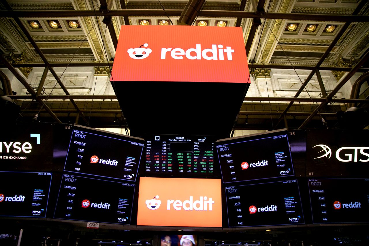 Reddit Stock Surges on Its First Day of Trading