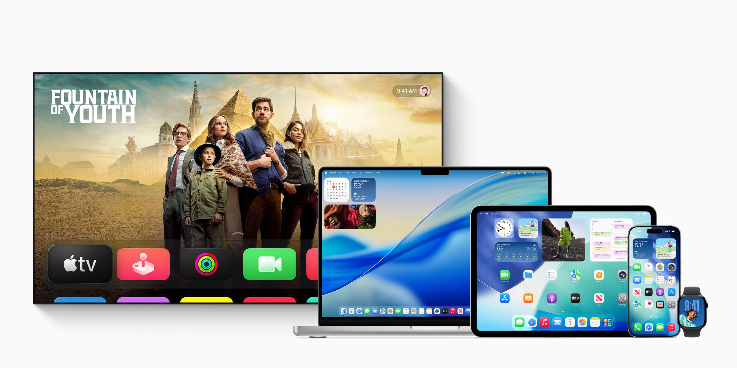 The new design extends across iOS 26 iPadOS 26 macOS Tahoe 26 watchOS 26 and tvOS 26 to establish even more harmony...