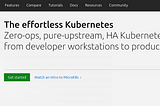 Setting up MicroK8s on Ubuntu for home lab