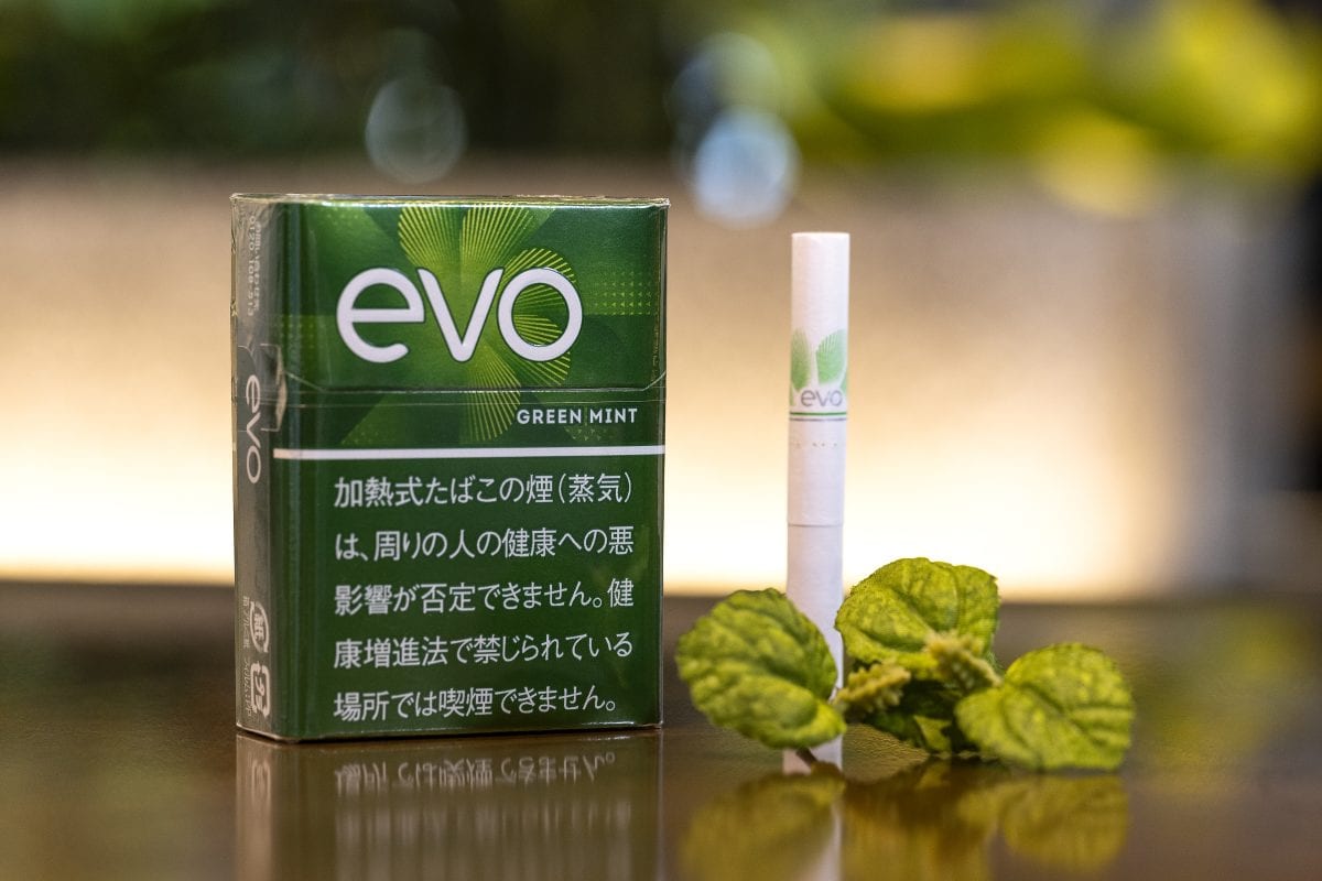 JT Ploom AURA(プルーム・オーラ)EVO(エボ)4つの新フレーバー「エボ・グリーン・ミント」