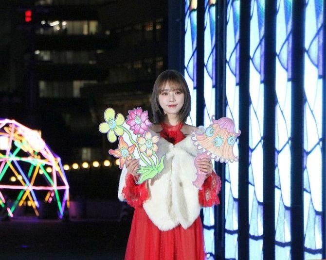 与田祐希や小池都知事が「LIGHT WALK ODAIBA」点灯式に出席！臨海副都心エリアの新イルミをアピール