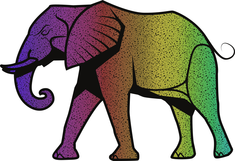 Rainbow Elephant