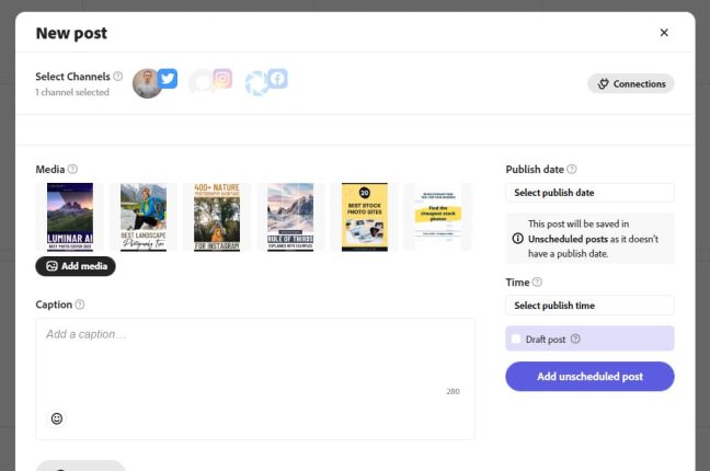Adobe Express Scheduler