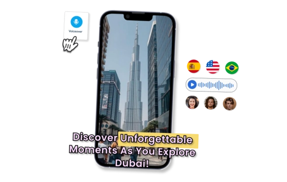 Ads with voiceover and music