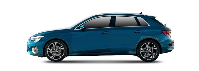 A3 Sportback (8YA) 30 TFSI Mild Hybrid 110 HK Benzin/elektro 2020 - ...