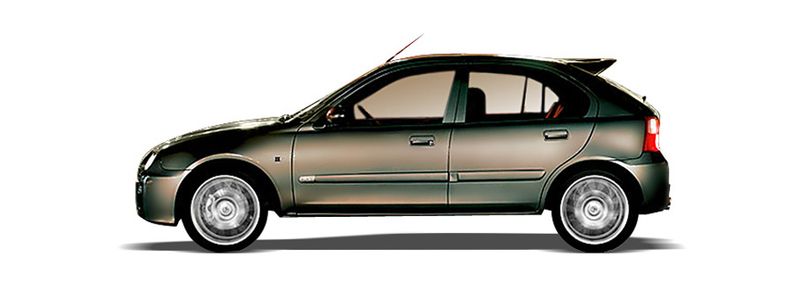 MG ZR 1.4 105 boot (103 hp 2001 - 2005)