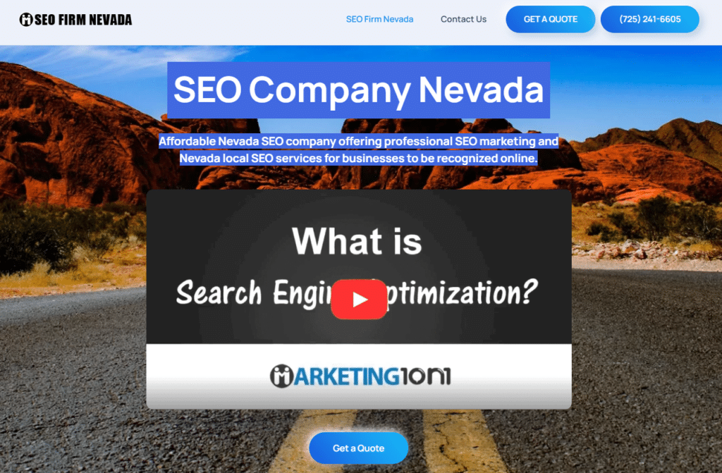 SEO Firm Nevada
