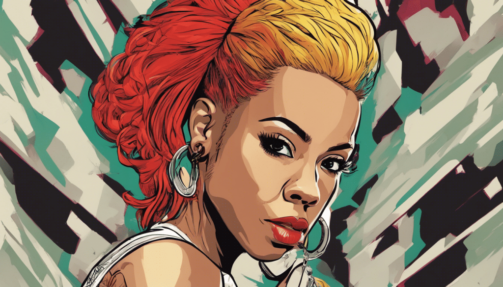 Keyshia Cole's portrait
