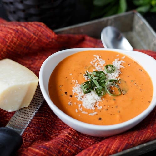 quick tomato basil soup