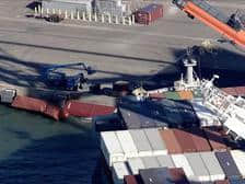 事故丨商船三井旗下一6724Teu集装箱船11个集装箱落水丨58集装箱