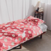 【SALE】kippis 掛布団カバー　セミダブル　フラワーレッド