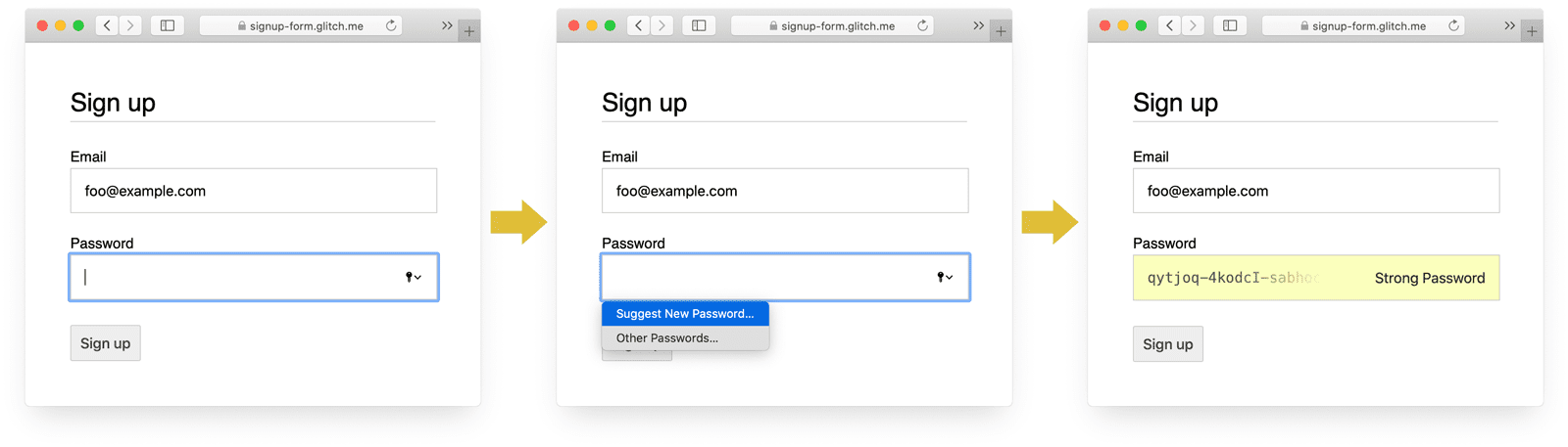 桌面设备上的 Firefox 密码管理工具。