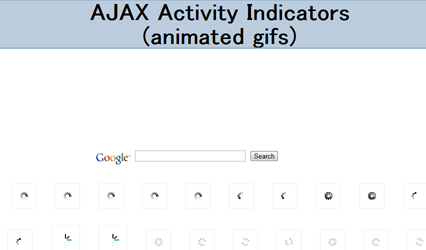 loading2 AJAX Activity Indicators