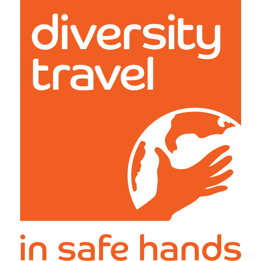 Orange diversity travel logo. Based in Manchester we provide local SEO and national commercial SEO.