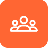 Icon squared - Multi-user-outline