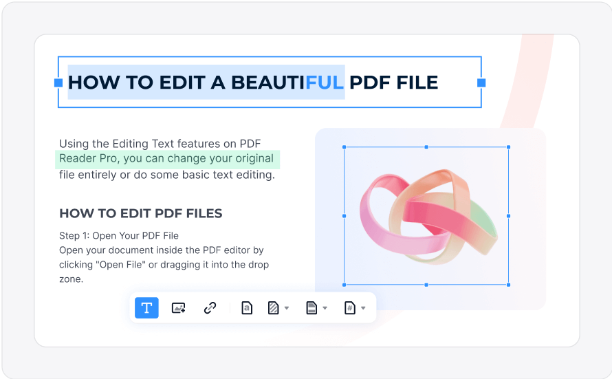 Edit PDF File like Word