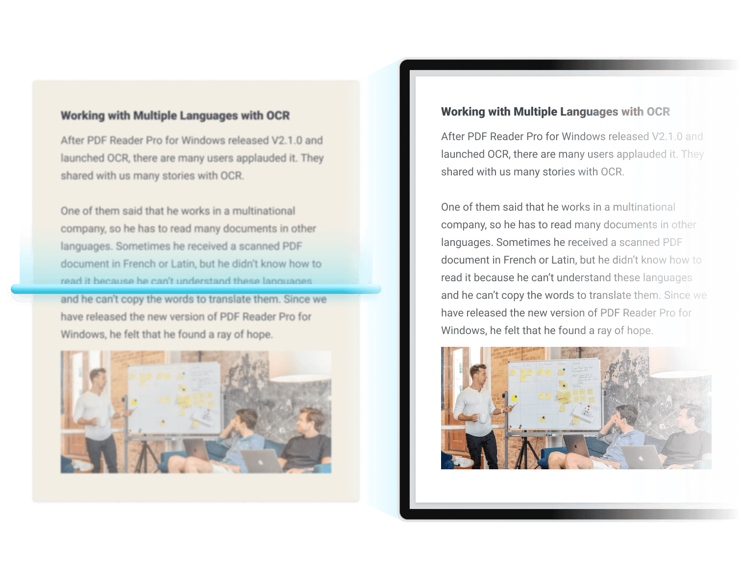 Transform Scanned PDFs