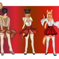 Goo Fox Shrine Maiden by Luxianne