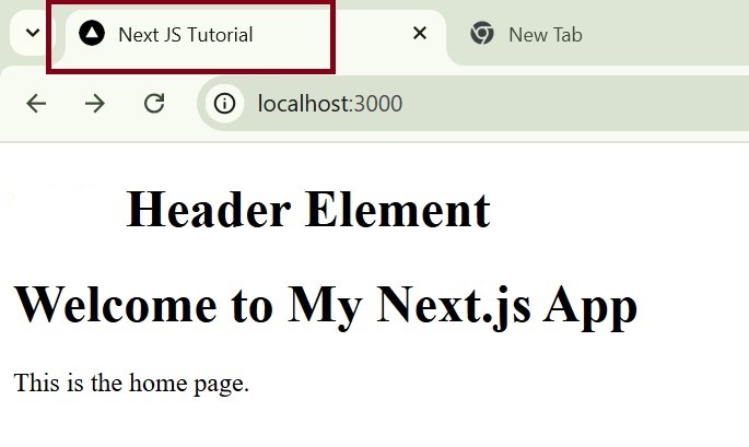 Next.js Static Metadata Layout Next.js Static Metadata Layout