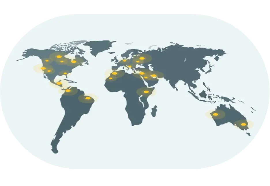 Over 10,000 global servers