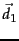 $\vec{d}_1$