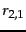 $r_{2,1}$