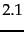 $2.1$